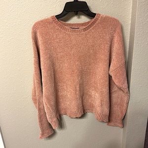 salmon sweater